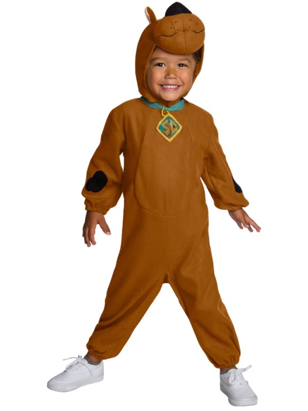 Brown Plush Puppy Character Kids Halloween Costume with Hood